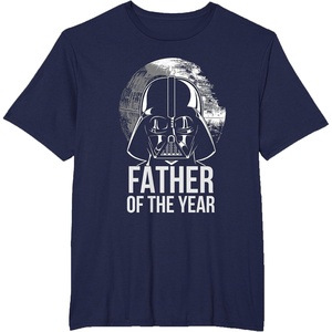 image:imageStar Wars Fathers Day Darth Vader Father Of The Year TShirtNavy Blue