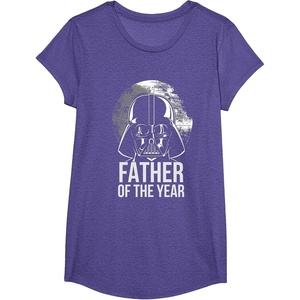 image:imageStar Wars Fathers Day Darth Vader Father Of The Year TShirtPurple Heather