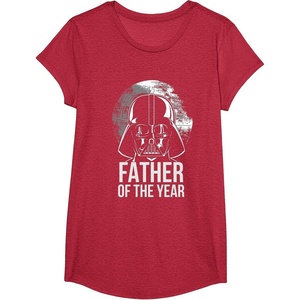 image:imageStar Wars Fathers Day Darth Vader Father Of The Year TShirtRed Heather