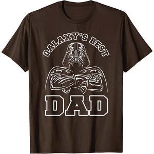 image:imageStar Wars Fathers Day Galaxys Best Dad Darth Vader TShirtBrown