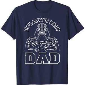 image:imageStar Wars Fathers Day Galaxys Best Dad Darth Vader TShirtNavy Blue