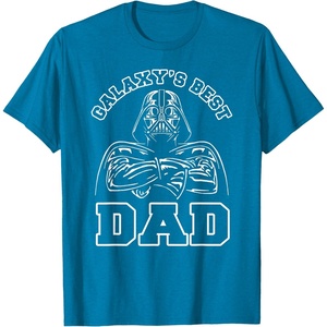 image:imageStar Wars Fathers Day Galaxys Best Dad Darth Vader TShirtSapphire Blue