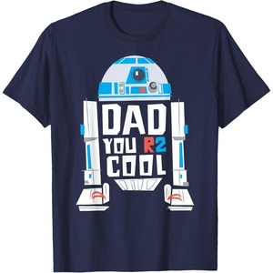 image:imageStar Wars Fathers Day R2D2 Dad You R2 Cool Big Chest Logo TShirtNavy Blue