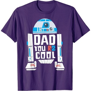 image:imageStar Wars Fathers Day R2D2 Dad You R2 Cool Big Chest Logo TShirtPurple