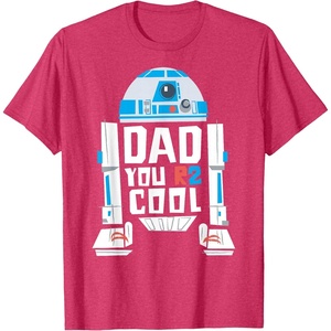 image:imageStar Wars Fathers Day R2D2 Dad You R2 Cool Big Chest Logo TShirtRed Heather