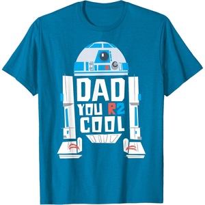 image:imageStar Wars Fathers Day R2D2 Dad You R2 Cool Big Chest Logo TShirtSapphire Blue