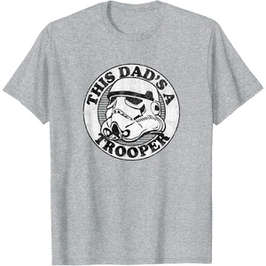 image:imageStar Wars Fathers Day Stormtrooper This Dad Is A Trooper Circle TShirtHeather Grey