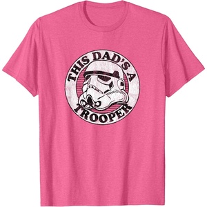 image:imageStar Wars Fathers Day Stormtrooper This Dad Is A Trooper Circle TShirtPink Heather