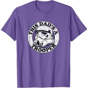 image:imageStar Wars Fathers Day Stormtrooper This Dad Is A Trooper Circle TShirtPurple Heather