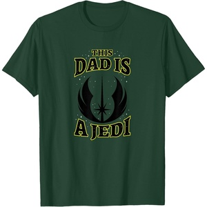 image:imageStar Wars Fathers Day This Dad Is A Jedi Logo TShirtDark Green
