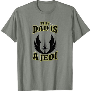 image:imageStar Wars Fathers Day This Dad Is A Jedi Logo TShirtOlive Heather