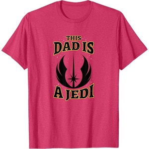 image:imageStar Wars Fathers Day This Dad Is A Jedi Logo TShirtRed Heather