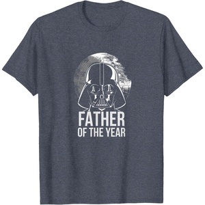 image:imageStar Wars Fathers Day Vader Father Of The Year Dad TShirtHeather Blue