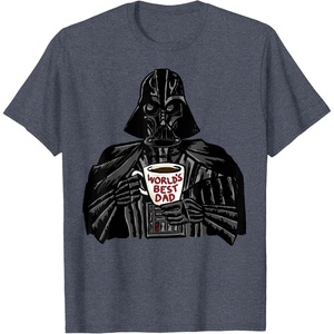 image:imageStar Wars Fathers Day Vader Worlds Best Dad Mug Disney TShirtHeather Blue