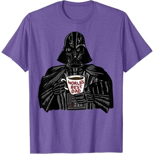 image:imageStar Wars Fathers Day Vader Worlds Best Dad Mug Disney TShirtPurple Heather