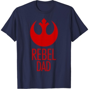 image:imageStar Wars Fathers Day Vintage Rebel Dad Rebel Logo TShirtNavy Blue