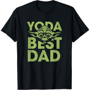 image:imageStar Wars Fathers Day Yoda Best Dad Ever Big Chest Poster TShirtBlack