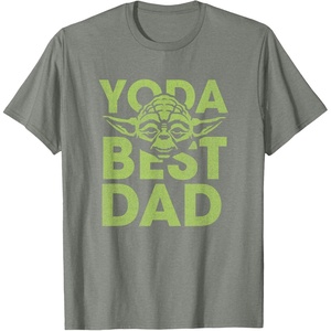 image:imageStar Wars Fathers Day Yoda Best Dad Ever Big Chest Poster TShirtOlive Heather