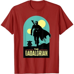 image:imageStar Wars The Dadalorian Mandalorian and Grogu Fathers Day TShirtCranberry Red