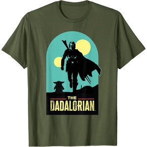 image:imageStar Wars The Dadalorian Mandalorian and Grogu Fathers Day TShirtOlive Green