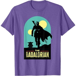 image:imageStar Wars The Dadalorian Mandalorian and Grogu Fathers Day TShirtPurple Heather