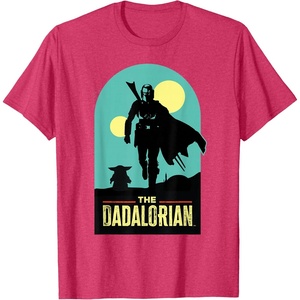 image:imageStar Wars The Dadalorian Mandalorian and Grogu Fathers Day TShirtRed Heather
