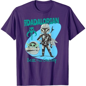 image:imageStar Wars The Mandalorian Fathers Day Best In The Galaxy TShirtPurple
