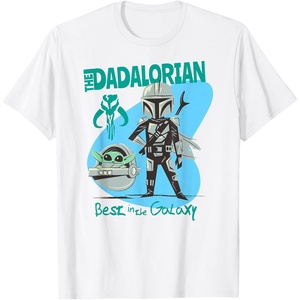 image:imageStar Wars The Mandalorian Fathers Day Best In The Galaxy TShirtWhite