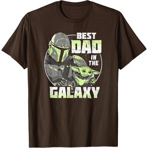 image:imageStar Wars The Mandalorian Grogu Fathers Day Retro Disney TShirtBrown