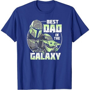 image:imageStar Wars The Mandalorian Grogu Fathers Day Retro Disney TShirtRoyal Blue