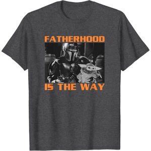 image:imageStar Wars The Mandalorian amp Grogu Fathers Day Its The Way TShirtDark Heather Grey