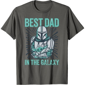 image:imageStar Wars The Mandalorian and Grogu Best Dad in the Galaxy TShirtAsphalt Grey