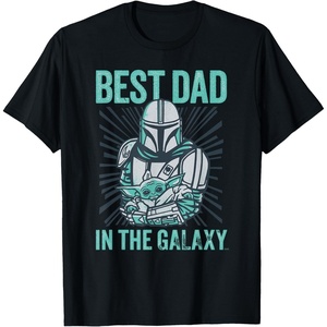 image:imageStar Wars The Mandalorian and Grogu Best Dad in the Galaxy TShirtBlack
