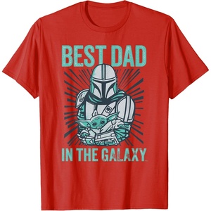 image:imageStar Wars The Mandalorian and Grogu Best Dad in the Galaxy TShirtRed
