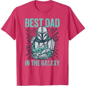 image:imageStar Wars The Mandalorian and Grogu Best Dad in the Galaxy TShirtRed Heather