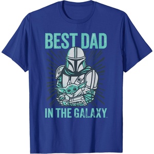 image:imageStar Wars The Mandalorian and Grogu Best Dad in the Galaxy TShirtRoyal Blue