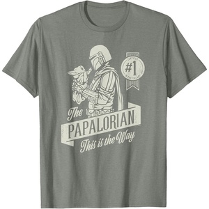 image:imageStar Wars The Mandalorian and Grogu Papalorian Fathers Day TShirtOlive Heather