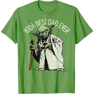 image:imageStar Wars Yoda Best Dad Ever Graphic TShirt C2 TShirtGrass Green