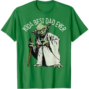 image:imageStar Wars Yoda Best Dad Ever Graphic TShirt C2 TShirtKelly Green