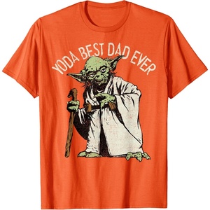 image:imageStar Wars Yoda Best Dad Ever Graphic TShirt C2 TShirtOrange