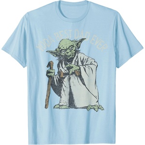 image:imageStar Wars Yoda Best Dad Ever Graphic TShirt TShirtBaby Blue