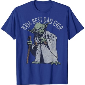 image:imageStar Wars Yoda Best Dad Ever Graphic TShirt TShirtRoyal Blue