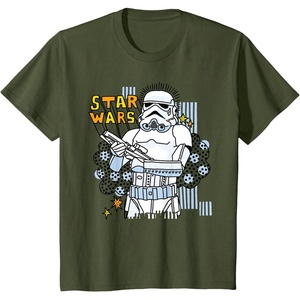 image:imageKids Star Wars Stormtrooper Doodle Boys TShirt TShirtOlive Green