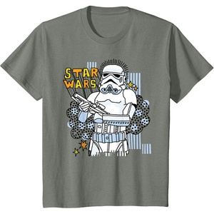 image:imageKids Star Wars Stormtrooper Doodle Boys TShirt TShirtOlive Heather