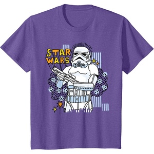 image:imageKids Star Wars Stormtrooper Doodle Boys TShirt TShirtPurple Heather