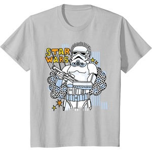 image:imageKids Star Wars Stormtrooper Doodle Boys TShirt TShirtSilver Grey