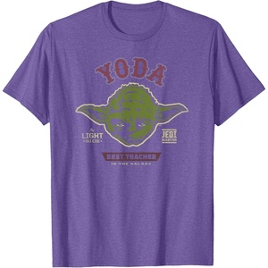 image:imageStar Wars Yoda Best Teacher in the Galaxy Teachers Day TShirtPurple Heather