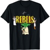 image:imageStar Wars Rebels Yoda Princess Leia Han Solo Doodle TShirtBlack